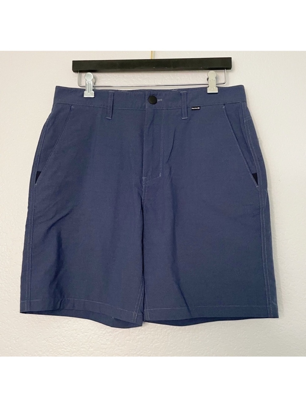 NEW HURLEY Dri Fit Chino 2.0 Walkshorts Blue 20” Size 32 *Sample